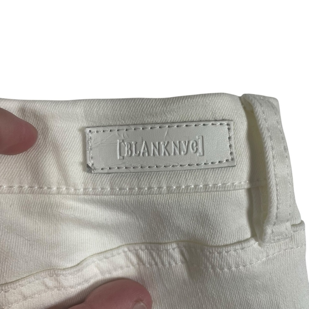 NWT BlankNYC Women’s Cosmic Flare High Rise Jeans in White Size 29 - Picture 11 of 14